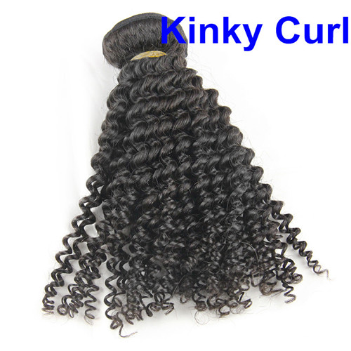 Mongolian Virgin Human Hair Kinky Curly Hair Weft