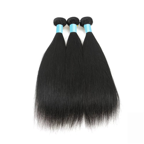 Silk Straight Cheap Remy Peruvian Human Hair weft