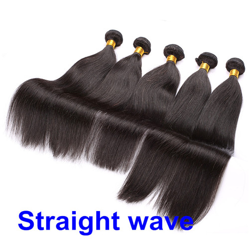 Classic Straight Virgin Peruvian Human Hair Weft Peruvian Hair Weaving