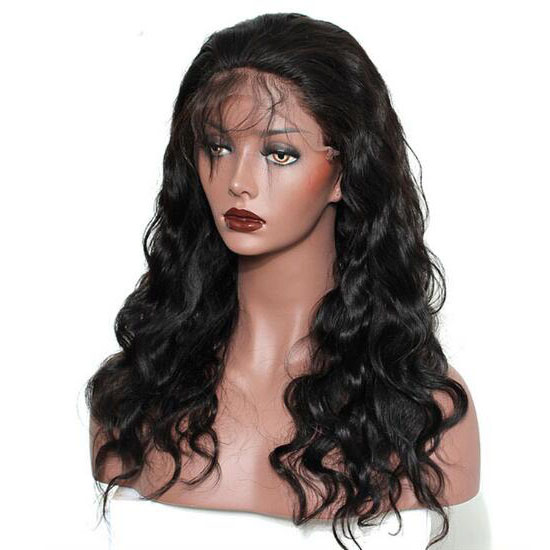 20 inch Indian Hair Body Wave Full Lace Wig