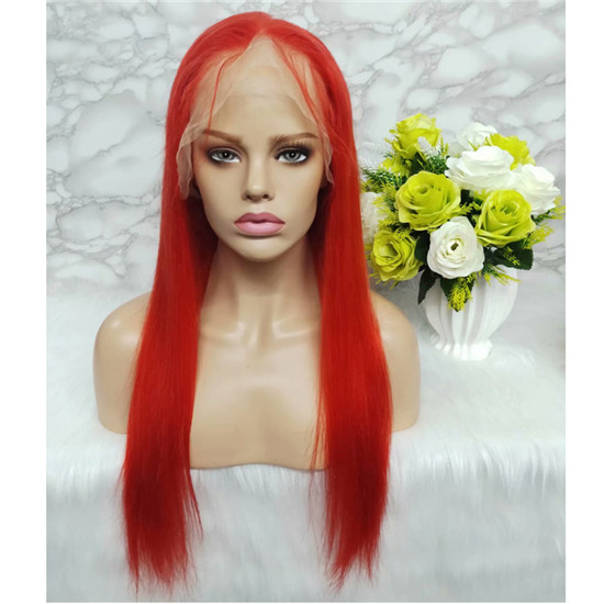 High Quality Red Pink Yellow Color Lace Front Hair Wigs